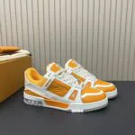 1ADHSK L.V Trainer Sneaker Grained Calf Leather - 1AD7L6 1 1ADHSK L.V Trainer Sneaker Grained Calf Leather
