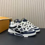 1ACF1O L.V Skate Sneaker Mix of Materials - 1AARQG 1 1ACF1O L.V Skate Sneaker Mix of Materials