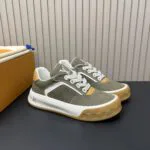 1AJAM7 L.V Tilted Sneaker Monogram Canvas - 1AJCWD 1 1AJAM7 L.V Tilted Sneaker Monogram Canvas