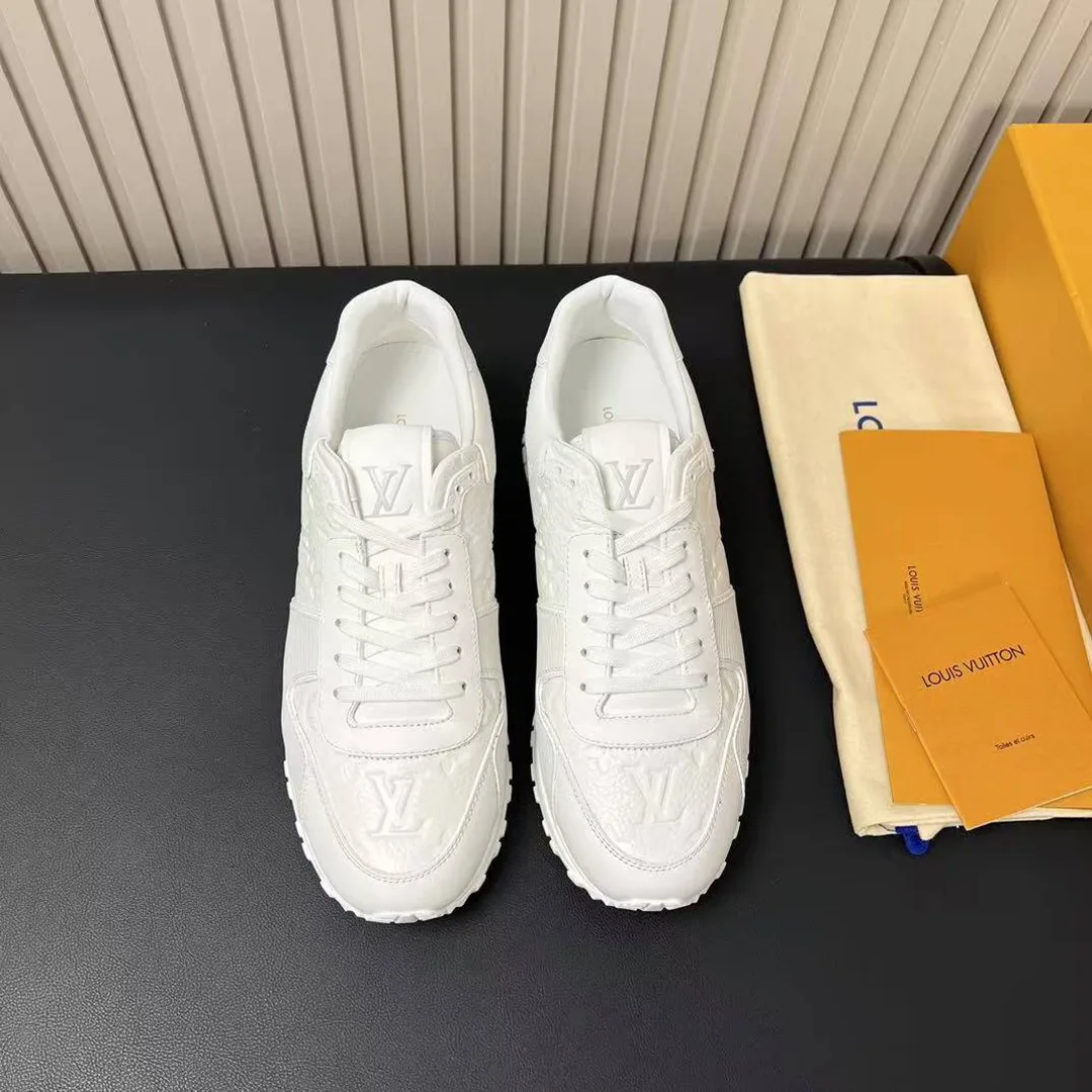 1AD5WJ Run Away Sneaker Monogram-embossed Grained Calf Leather Epi Calf Leather