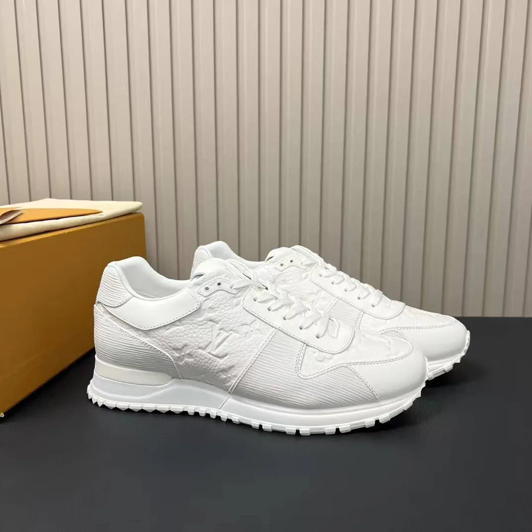 1AD5WJ Run Away Sneaker Monogram-embossed Grained Calf Leather Epi Calf Leather