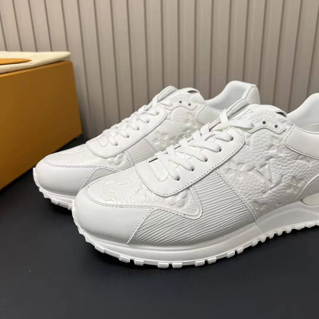1AD5WJ Run Away Sneaker Monogram-embossed Grained Calf Leather Epi Calf Leather