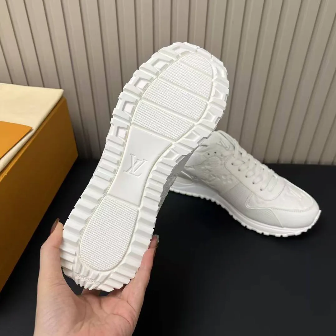1AD5WJ Run Away Sneaker Monogram-embossed Grained Calf Leather Epi Calf Leather