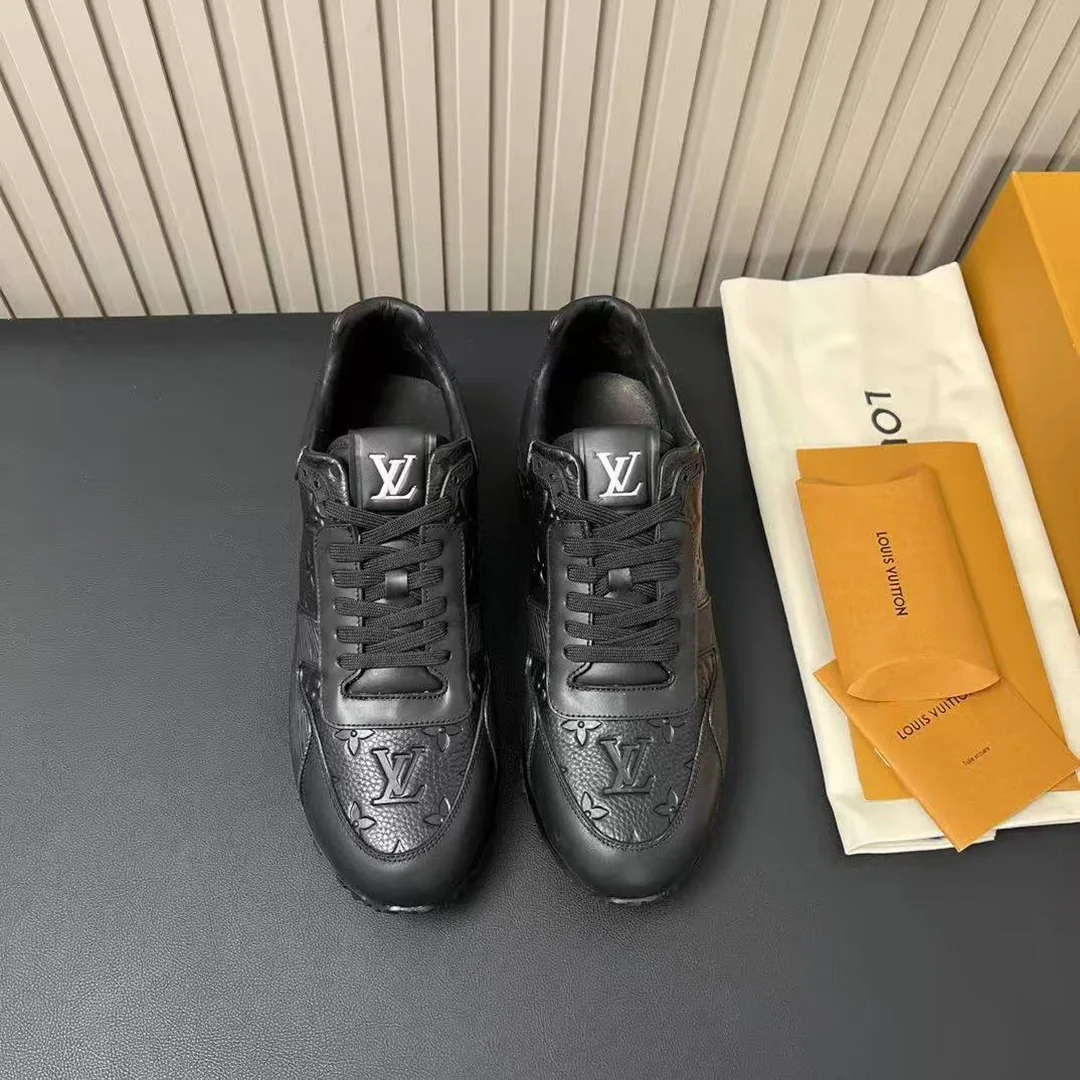 1AILES Run Away Sneaker Monogram-embossed Grained Calf Leather Epi Calf Leather