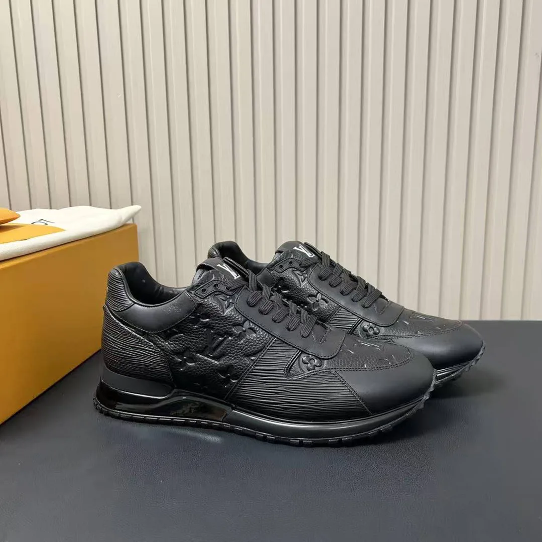 1AILES Run Away Sneaker Monogram-embossed Grained Calf Leather Epi Calf Leather