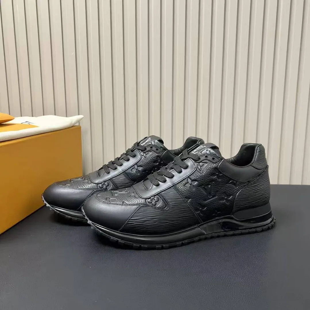 1AILES Run Away Sneaker Monogram-embossed Grained Calf Leather Epi Calf Leather