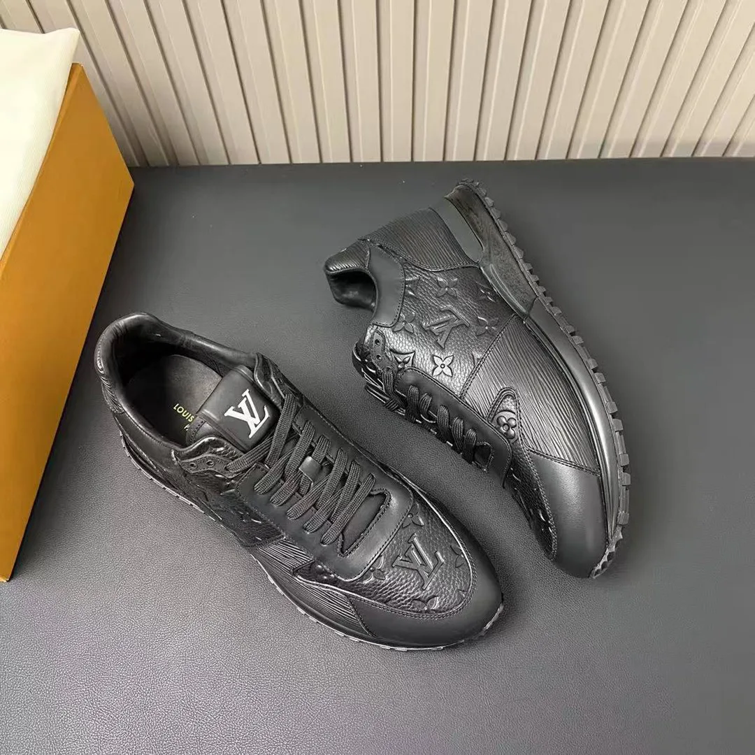 1AILES Run Away Sneaker Monogram-embossed Grained Calf Leather Epi Calf Leather