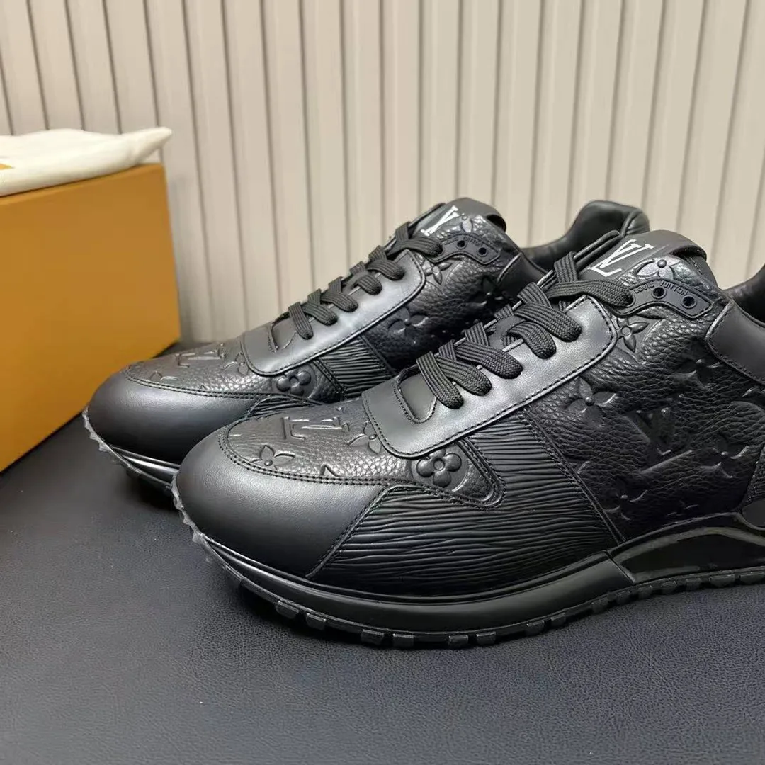 1AILES Run Away Sneaker Monogram-embossed Grained Calf Leather Epi Calf Leather