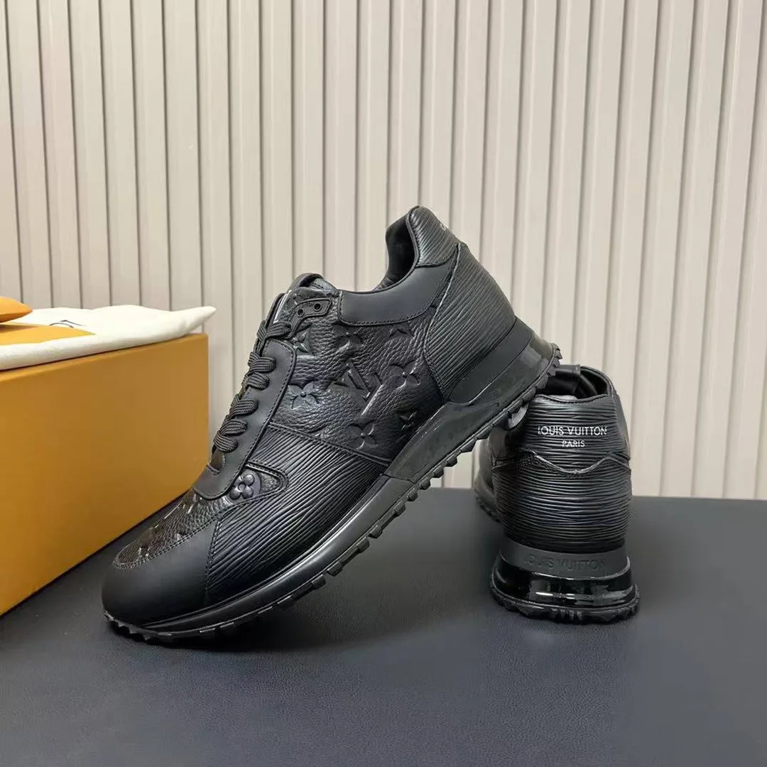 1AILES Run Away Sneaker Monogram-embossed Grained Calf Leather Epi Calf Leather