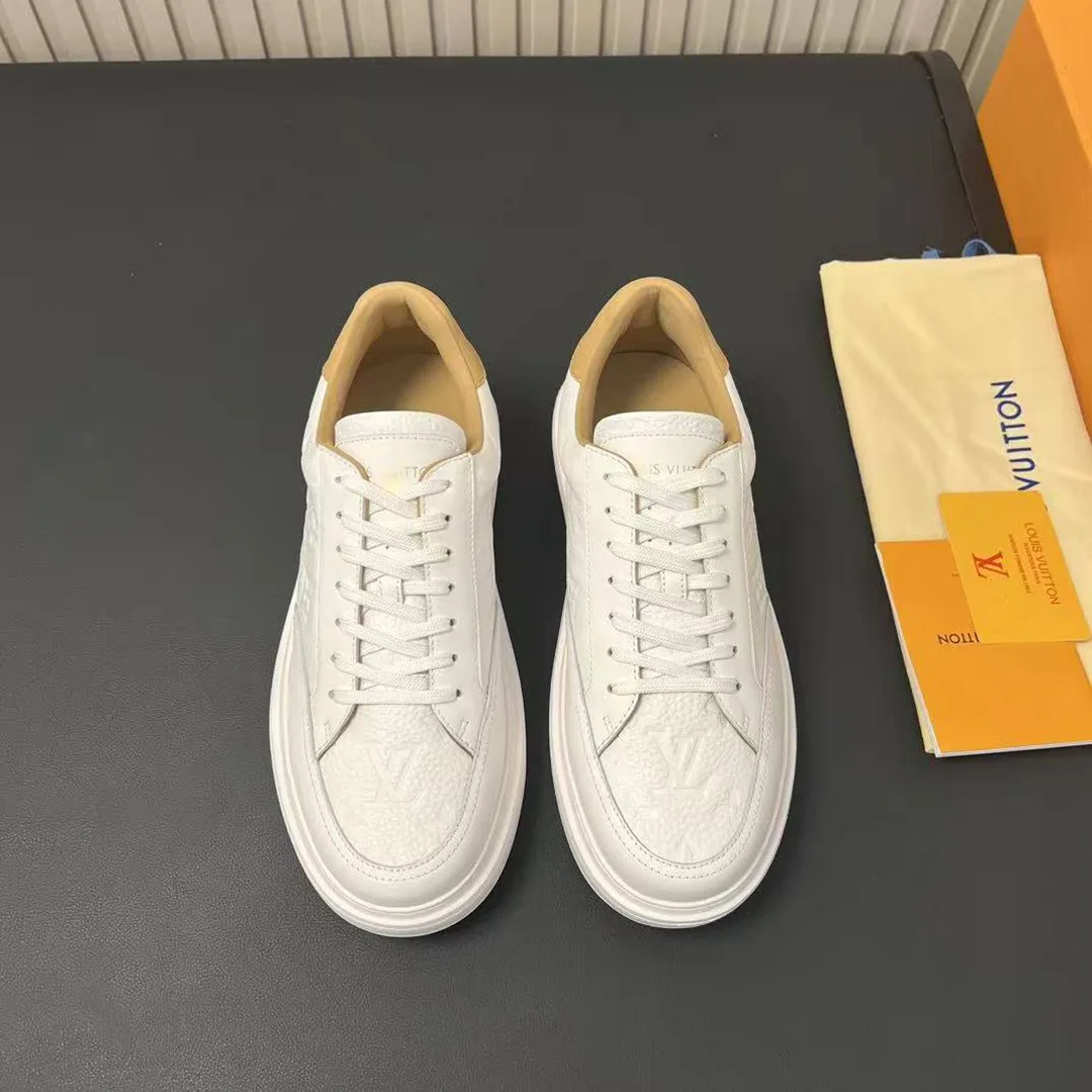 1A8V3L Beverly Hills Sneaker Monogram-embossed Grained Calf Leather