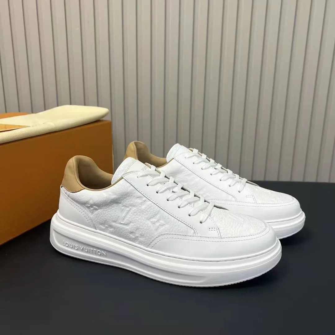 1A8V3L Beverly Hills Sneaker Monogram-embossed Grained Calf Leather