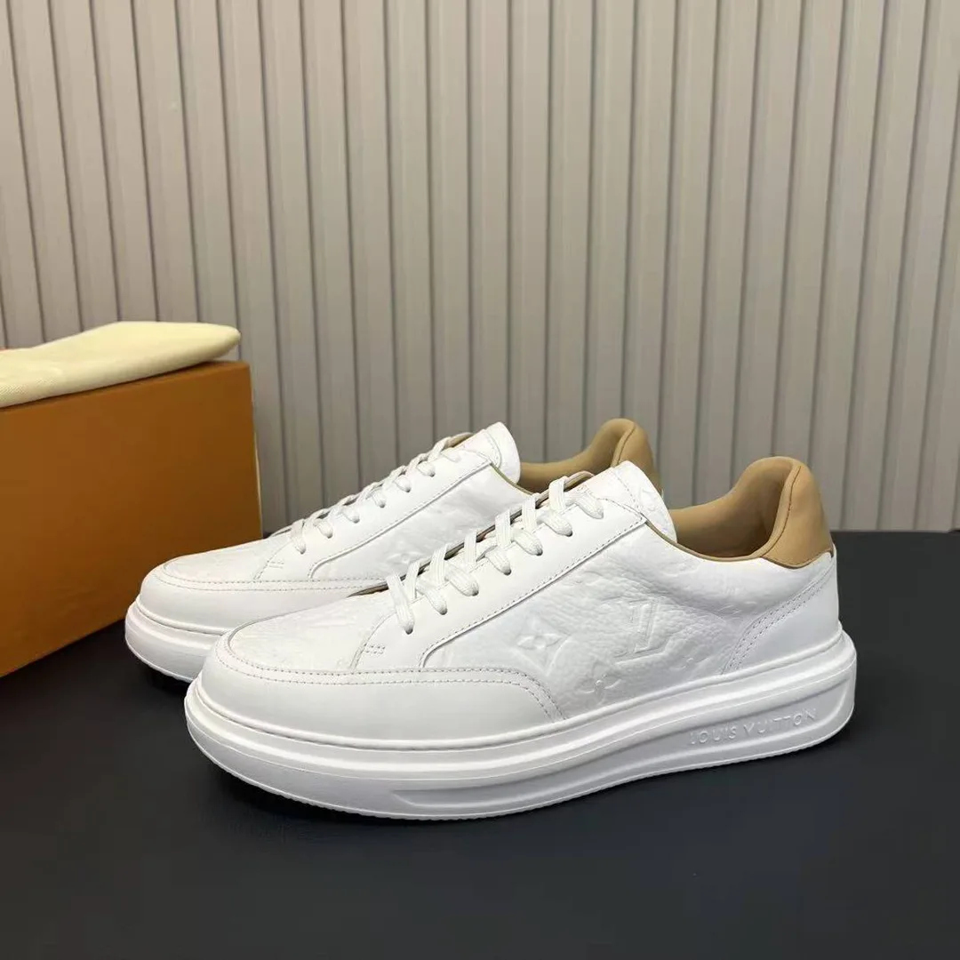 1A8V3L Beverly Hills Sneaker Monogram-embossed Grained Calf Leather
