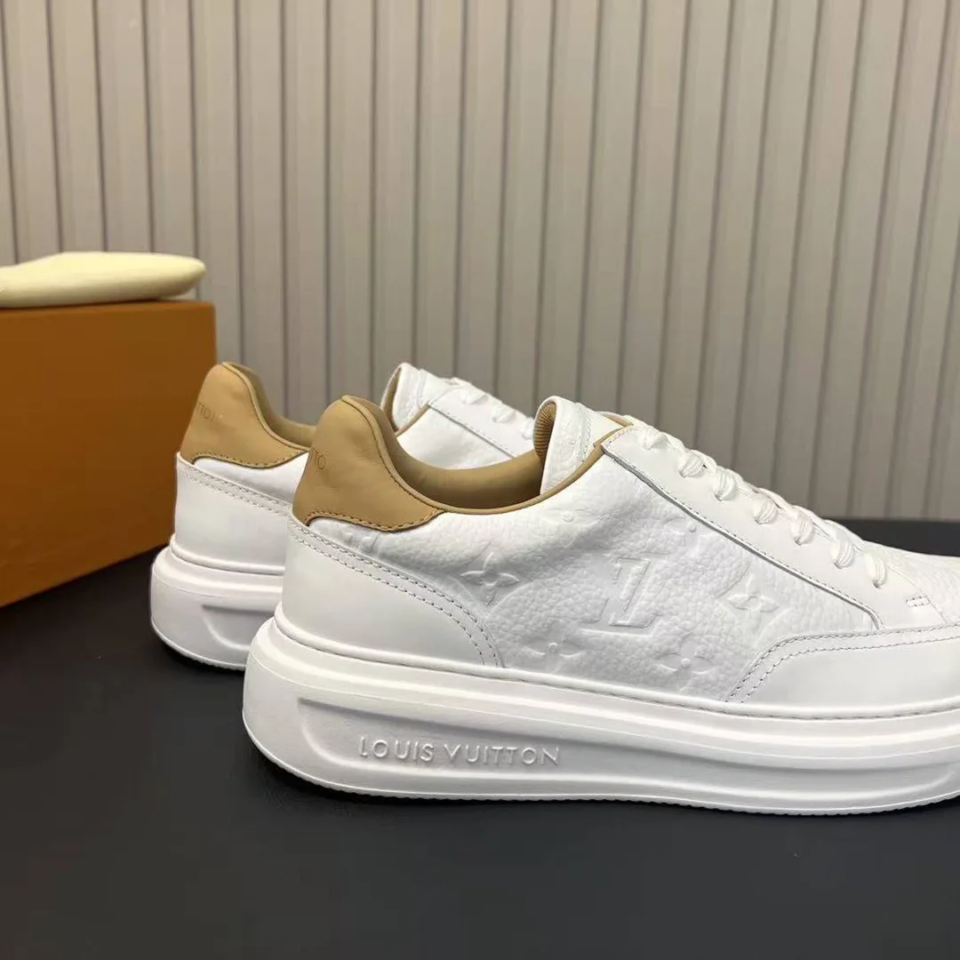 1A8V3L Beverly Hills Sneaker Monogram-embossed Grained Calf Leather