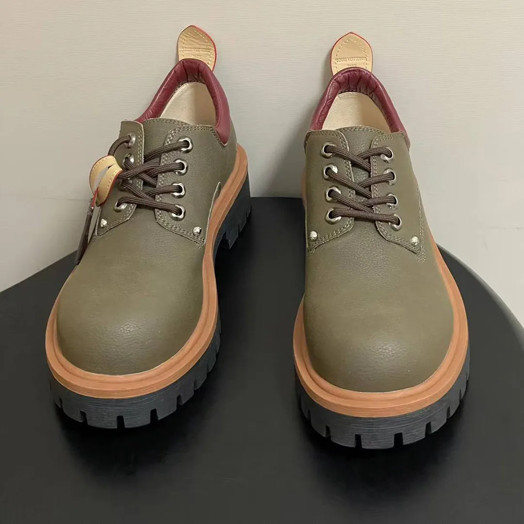 1AIXEE Remix Derby Grained Nubuck Calf Leather