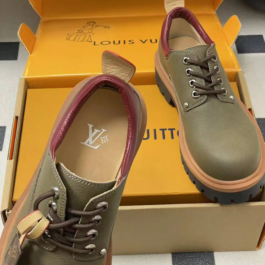 1AIXEE Remix Derby Grained Nubuck Calf Leather