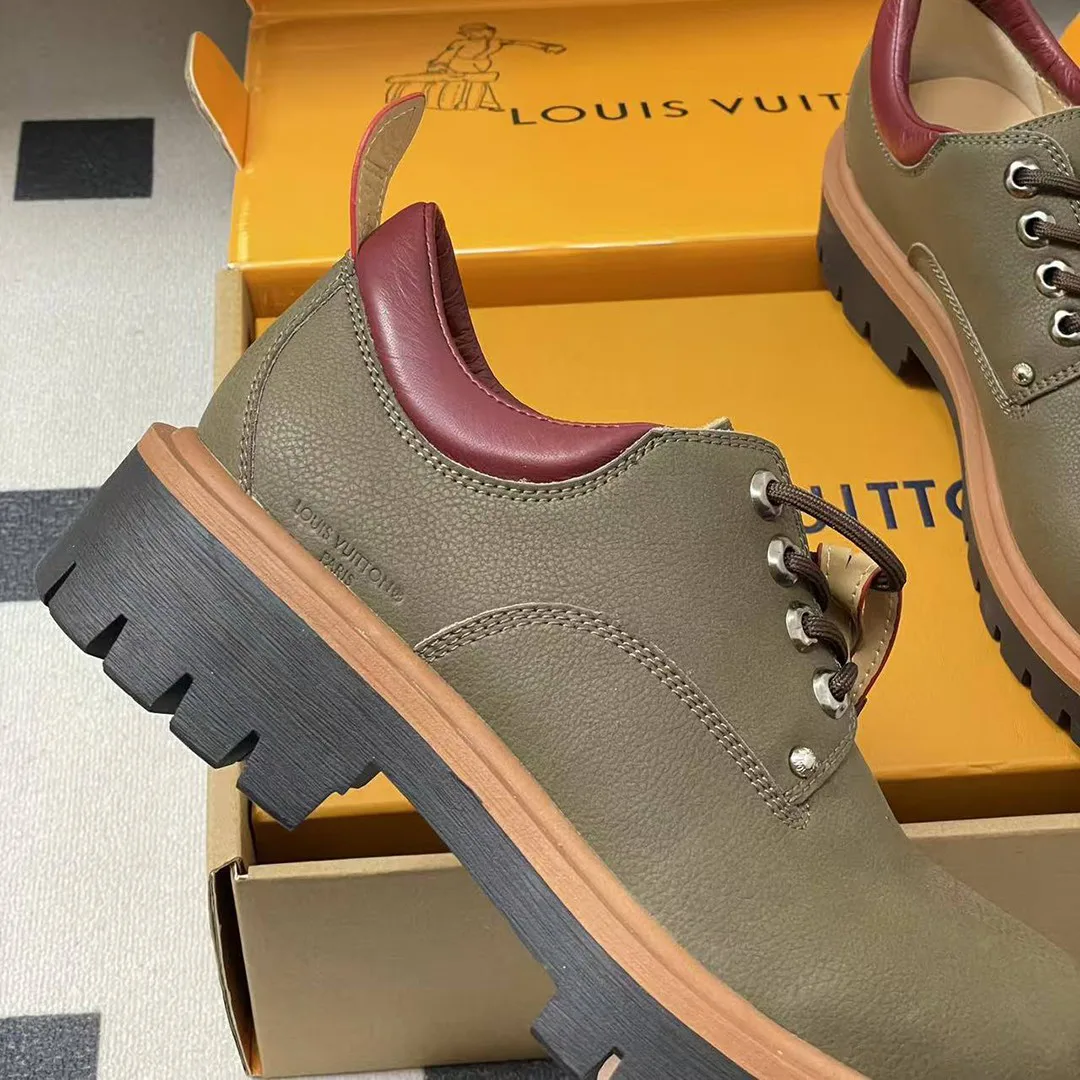 1AIXEE Remix Derby Grained Nubuck Calf Leather