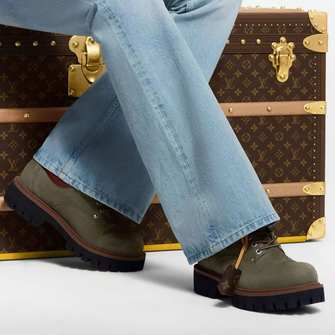 1AIXEE Remix Derby Grained Nubuck Calf Leather