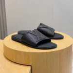 1AJVB0 L.V Portofino Mule Grained Calf Leather - 1AJVBG 2 1AJVB0 L.V Portofino Mule Grained Calf Leather