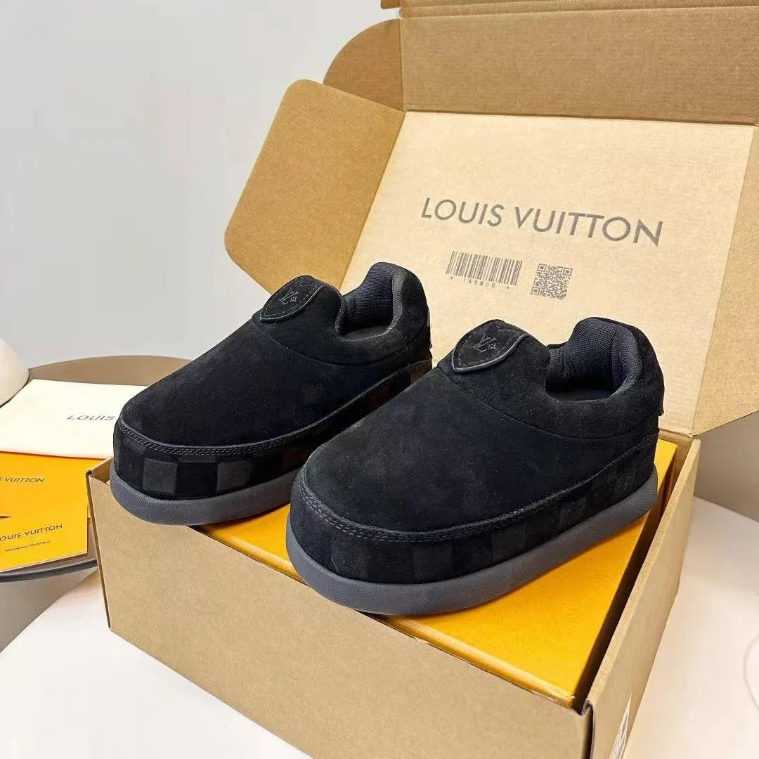 1AIJCQ L.V Yeti Slip On Suede Calf Leather