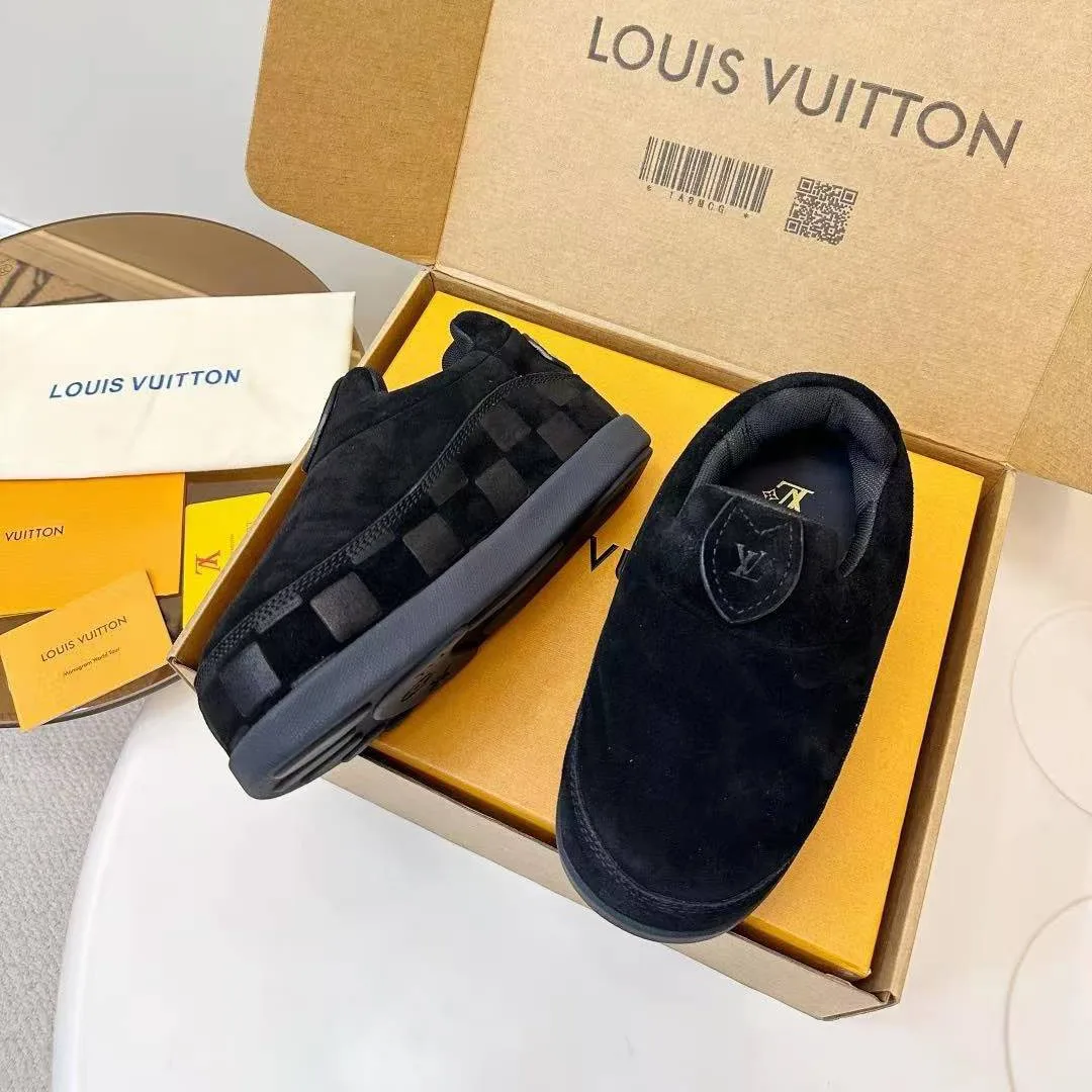1AIJCQ L.V Yeti Slip On Suede Calf Leather