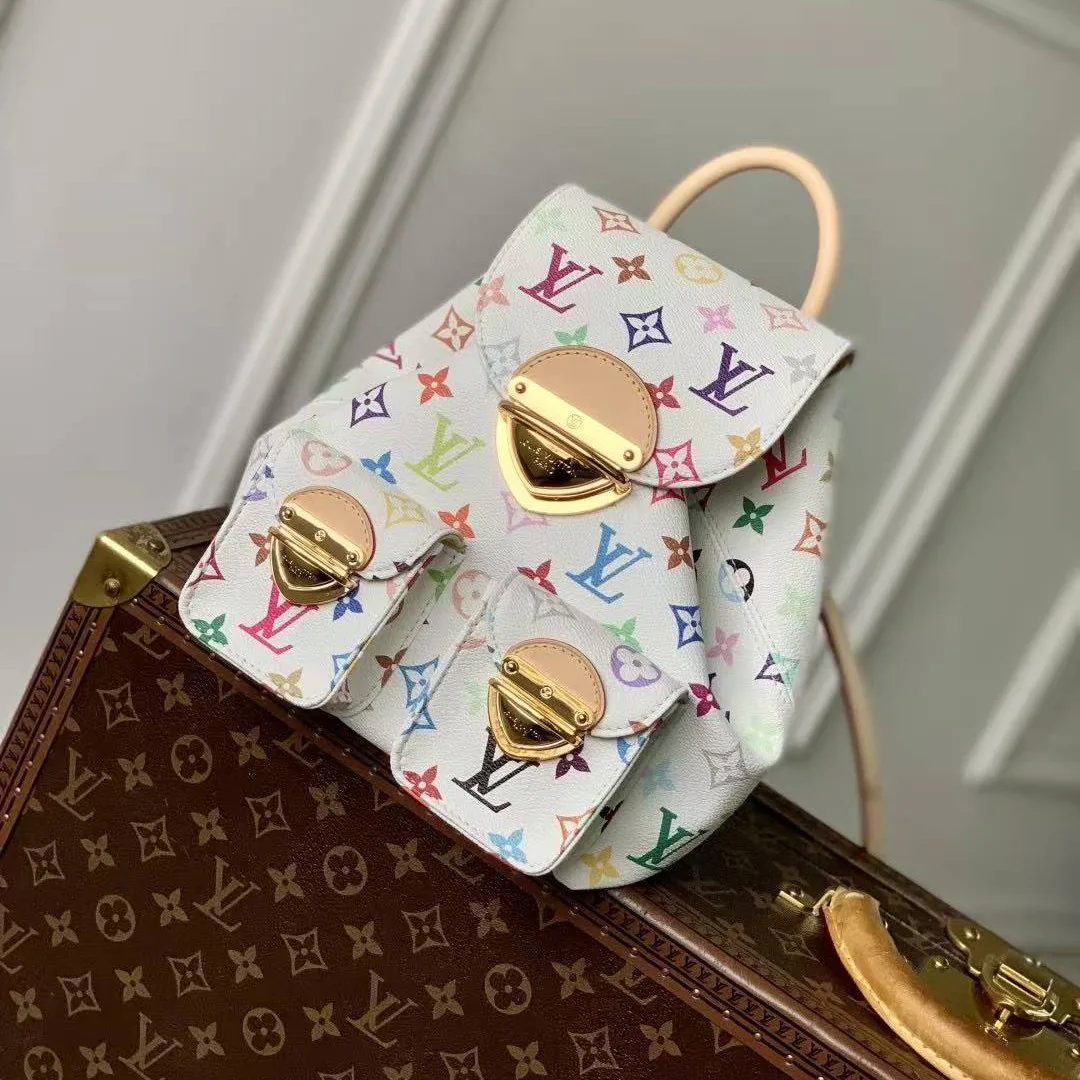 M13081 TM Venice Backpack Takashi Murakami Monogram Coated Canvas