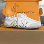 1AJJQJ L.V x TM L.V Sneakerina Takashi Murakami Napa Leather Monogram Multicolore Canvas - 1AIVGQ 1 1AJJQJ L.V x TM L.V Sneakerina Takashi Murakami Napa Leather Monogram Multicolore Canvas