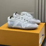 1AHOJD L.V Sneakerina Metallic Grained Calf Leather - 1AHNFA 2 1AHOJD L.V Sneakerina Metallic Grained Calf Leather