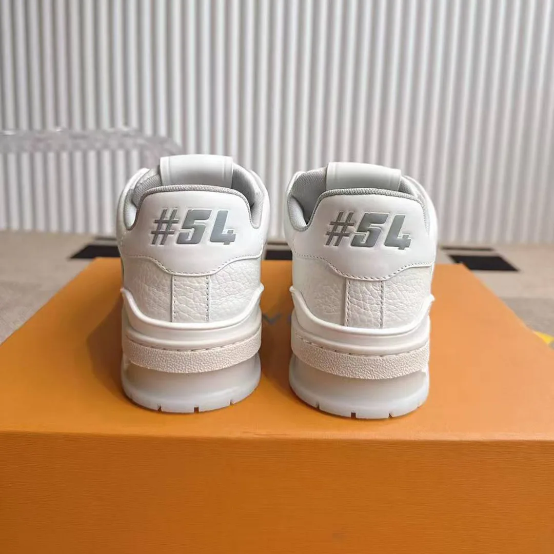 1ACP1N L.V Trainer Sneaker Monogram Grained Calf Leather