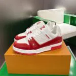 1AJCKB L.V Trainer Sneaker Monogram Grained Calf Leather - 1AGZCN 2 1AJCKB L.V Trainer Sneaker Monogram Grained Calf Leather