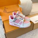 1AHWSF L.V Trainer Sneaker Perforated Calf Leather - 1AHWRZ 1 1AHWSF L.V Trainer Sneaker Perforated Calf Leather