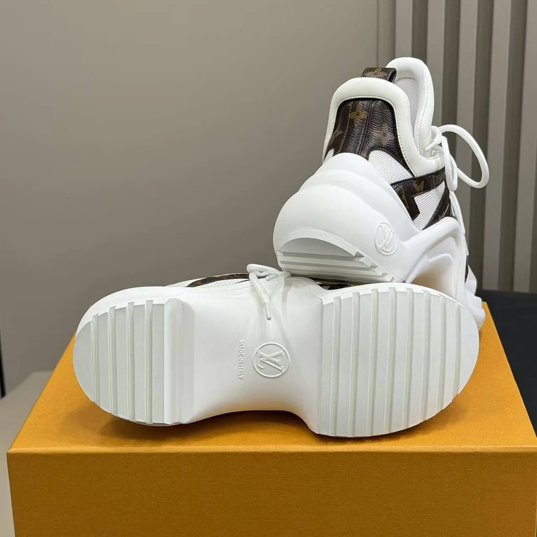 1A43L1 L.V Archlight Sneaker Patent Monogram Canvas and Technical Fabrics