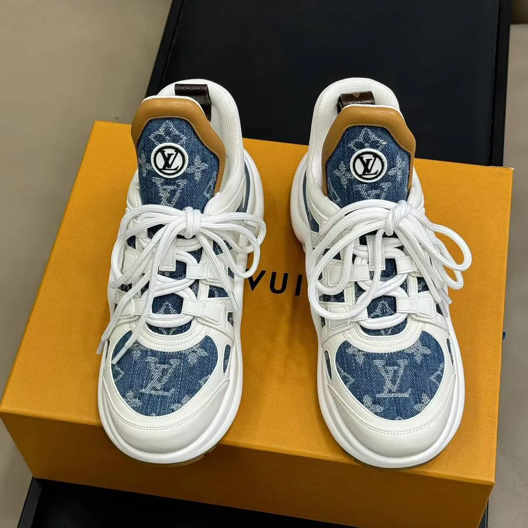 1AHCT5 L.V Archlight Sneaker Monogram Denim