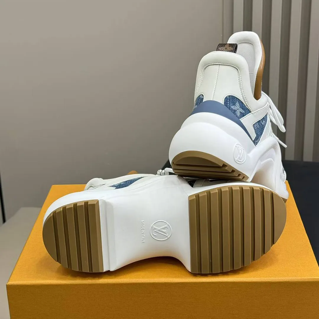 1AHCT5 L.V Archlight Sneaker Monogram Denim