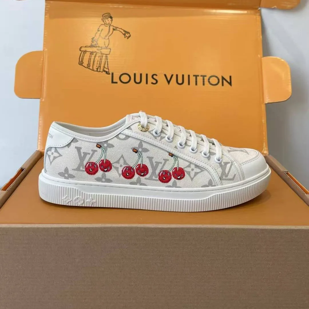 1AHKYU L.V x TM L.V Lagoon Sneaker Takashi Murakami Monogram Coated Canvas