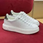 1AAP6H Time Out Sneaker Debossed Calf Leather and Recycled Monogram Nylon - 1AIVBN 2 1AAP6H Time Out Sneaker Debossed Calf Leather and Recycled Monogram Nylon