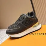 1ACPAX Neo Run Away Sneaker Calf Leather and Patent Monogram Canvas - 1ACPAH 2 1ACPAX Neo Run Away Sneaker Calf Leather and Patent Monogram Canvas
