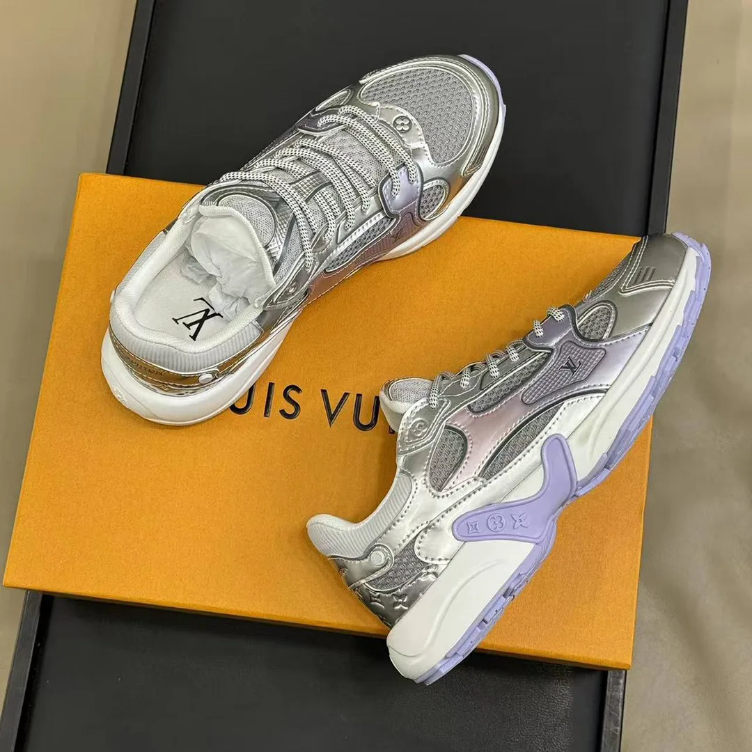 1AHOM6 L.V Olympia Sneaker Mix of Materials