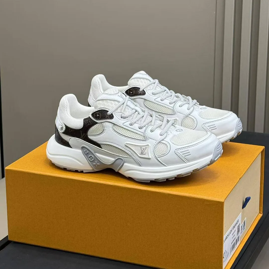 1AHOEP L.V Olympia Sneaker Mix of Materials