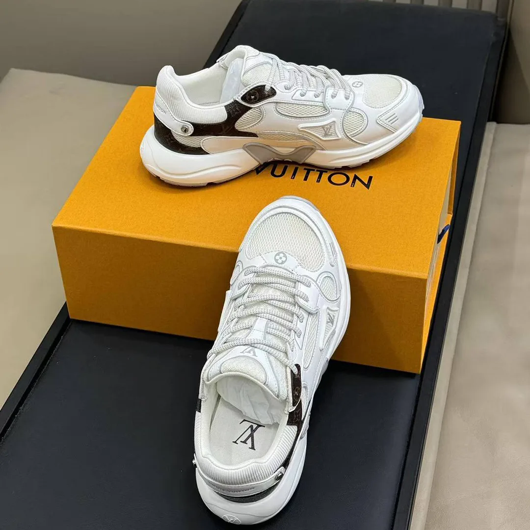 1AHOEP L.V Olympia Sneaker Mix of Materials
