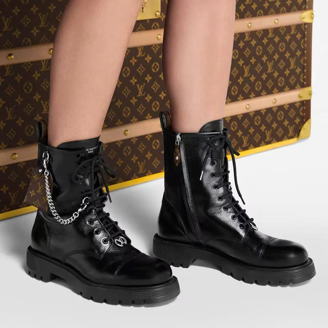 1AIBSZ District Ranger Ankle Boot Plain Calf Leather