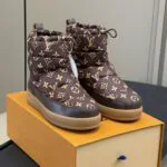 1AIVG3 L.V Cloud Ankle Boot Sneaker Monogram Nylon - 1AGVOO 2 1AIVG3 L.V Cloud Ankle Boot Sneaker Monogram Nylon