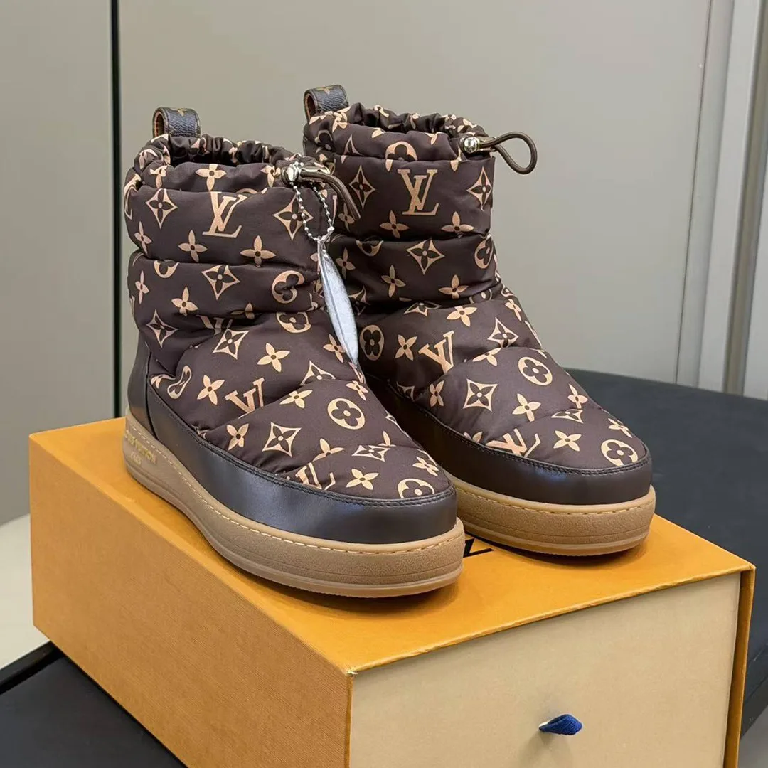 1AIVG3 L.V Cloud Ankle Boot Sneaker Monogram Nylon