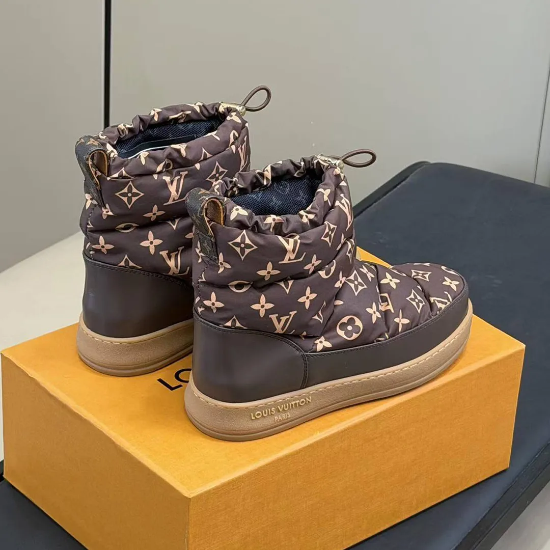 1AIVG3 L.V Cloud Ankle Boot Sneaker Monogram Nylon
