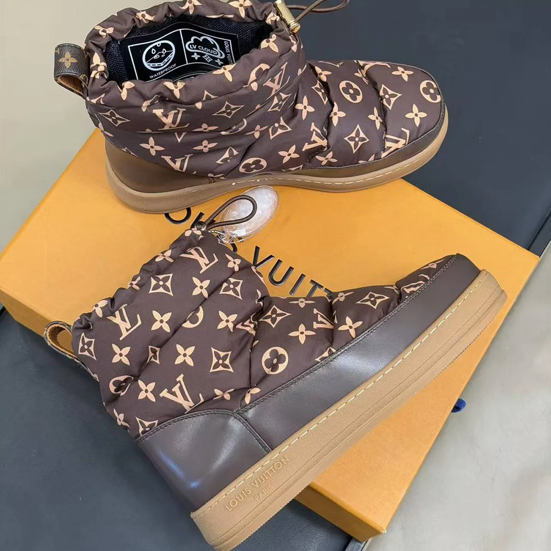 1AIVG3 L.V Cloud Ankle Boot Sneaker Monogram Nylon
