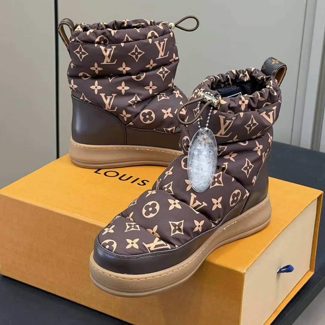 1AIVG3 L.V Cloud Ankle Boot Sneaker Monogram Nylon
