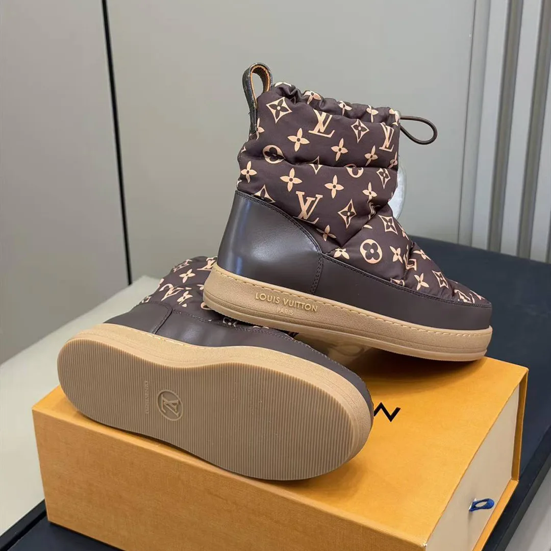 1AIVG3 L.V Cloud Ankle Boot Sneaker Monogram Nylon