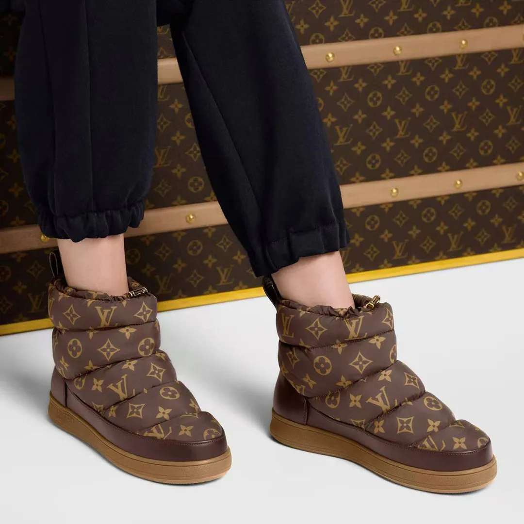 1AIVG3 L.V Cloud Ankle Boot Sneaker Monogram Nylon