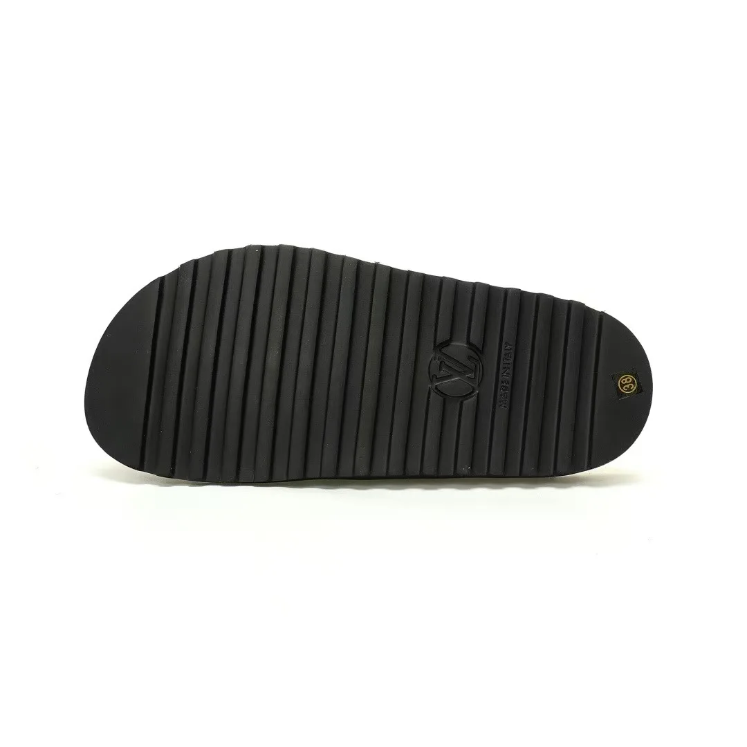 1AGVP3 L.V Cosy Comfort Mule Monogram Denim