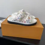 1AJNEW L.V x TM Pool Pillow Comfort Mule Monogram Multicolore Nylon - 1ABVNC 1 1AJNEW L.V x TM Pool Pillow Comfort Mule Monogram Multicolore Nylon