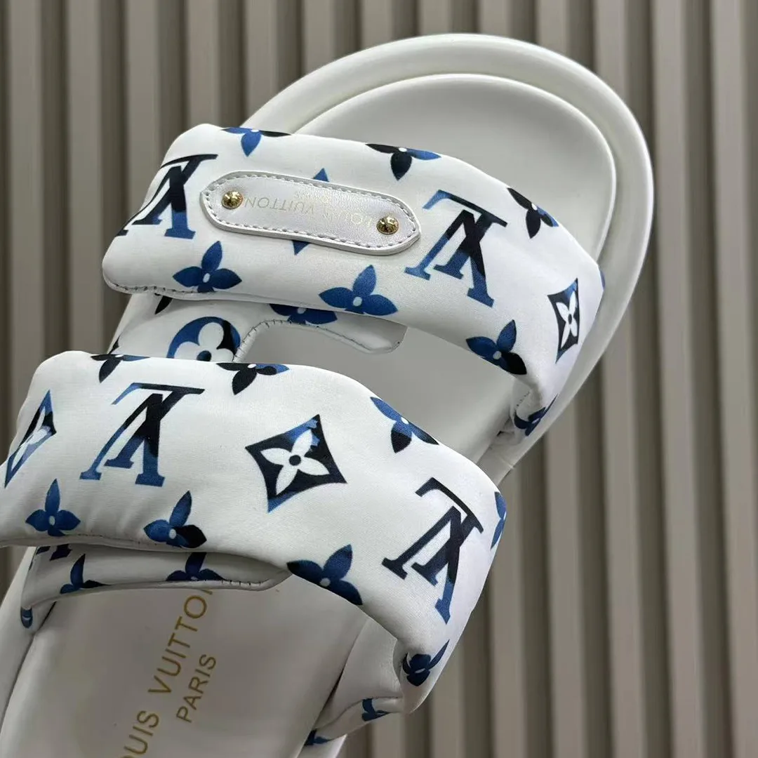 1AHMKL Pool Pillow Comfort Mule Monogram Nylon